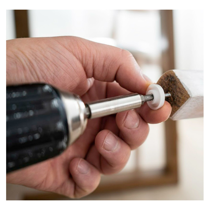 Møbelpuder, genanvendelige til trægulve