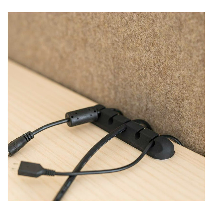 Kabelklemme, selvklebende til skrivebord