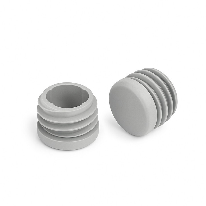 Chair Leg Caps, Inside, Round in Plastic, Multiple Colors