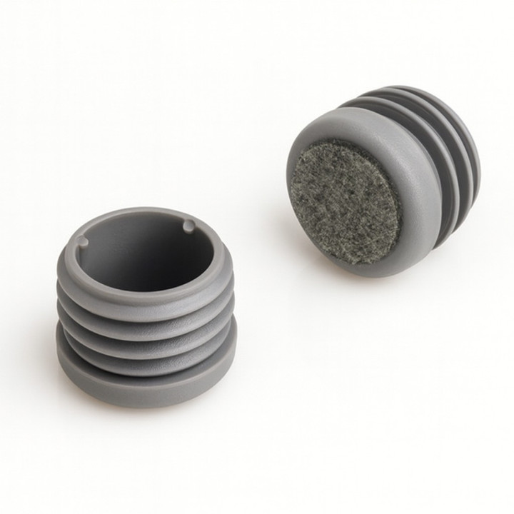 Coiffes de pieds de chaises, coussin intérieur, rond avec feutre