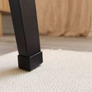 Embouts de pieds de chaises en plastique, rectangulaires