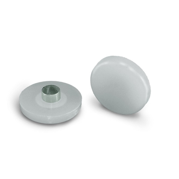 Möbeltassar plast med glid, rund med rörnit