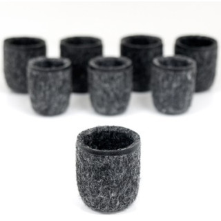 Stolskydd, rörskydd av formpressad filt