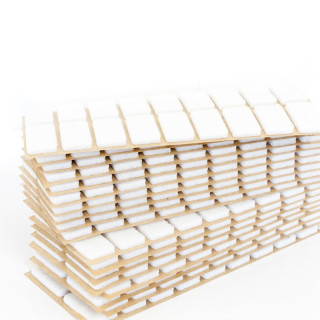 Möbeltassar, självhäftande, fyrkantiga /rektangulära