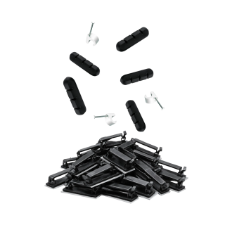 Klipsy do kabli i uchwyty do przewodów