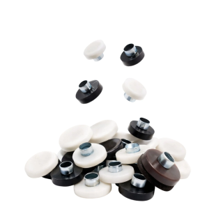 Felt Chair Glides with rivets